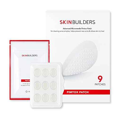 Microdart Acne Patch, Pimple patch Microneedle, PimTox Acne Patches For Blemishes, Zit Patches, Patented Microneedles 9EA, Micropoint Pimple Patch