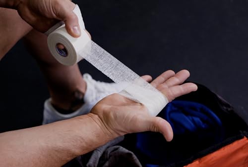 Guard-Tex® Finger Tape 3/4 inch White - Self-Adhesive No Residue - 16 Rolls - 90ft Per Roll - 1440ft Total