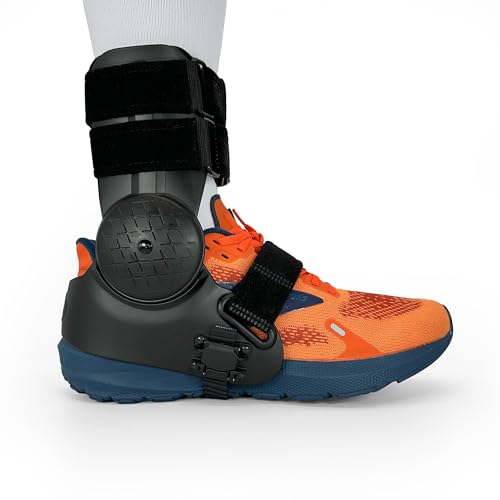 Over-the-Shoe AthleticX Ankle Support Brace for Football, Lacrosse, Hiking, Pickleball, Walking - Accelerate Return to Play & Sports, Unisex (Medium, Right)