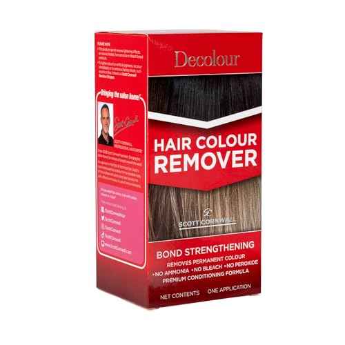 Scott Cornwall Decolor Remover - Removes Unwanted Permanent Hair Color, Bleach, Peroxide & Ammonia Free Formula - Cruelty Free Vegan Friendly At Home Salon Style Partial and Full Hair Dye Removal