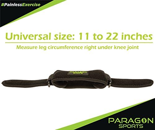 Patella Knee Strap for Running, Fitness, Stairs Climbing/Adjustable Patellar Tendon Support Band for Basketball, Athletics Pain Relief Brace for Jumper's Knee and Chondromalacia