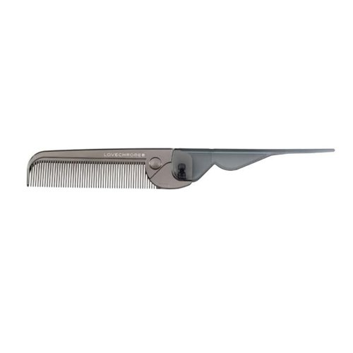 LOVE CHROME PG BANGSCOMB PREMIUM BLACK/Japanese artisan hair comb