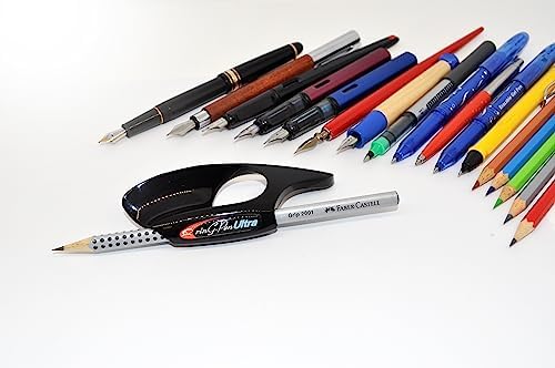 Universal Grip Support for Writing, Art Tools, and Daily Activities (Large, Black)