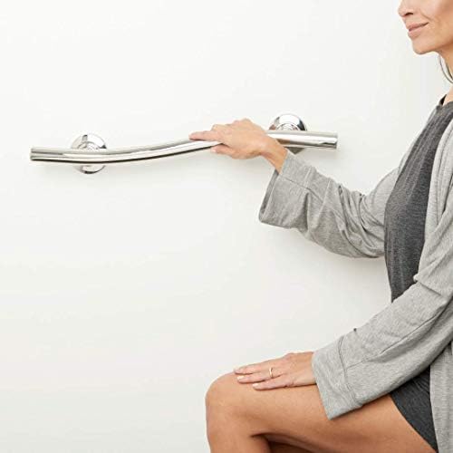 Seachrome 36 inch Bathroom Wave Grab Bar Satin Finish