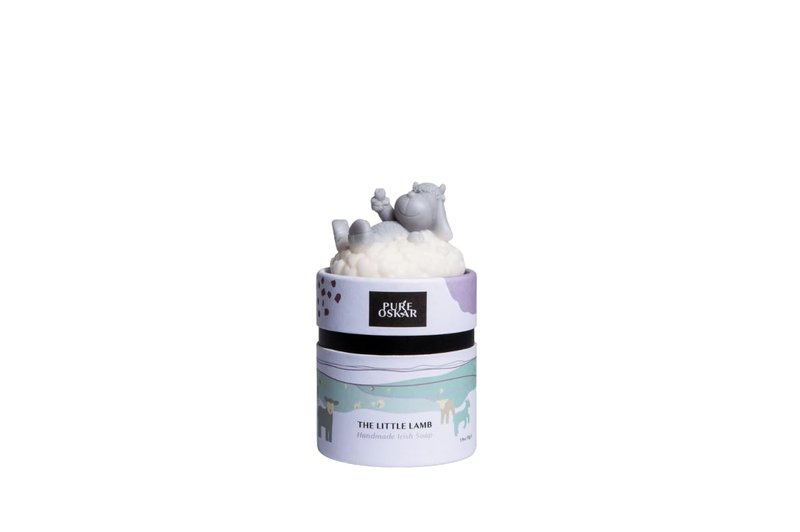 Pure Oskar The Little Lamb Irish Handmade Soap Natural Moisturizing Ingredients Cute Quirky Fun Irish Gift, Made in Ireland