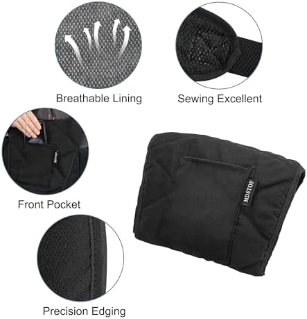 MDSTOP Wheelchair Safety Belt, Anti-Slip Wheelchair Seatbelt, Wheelchair Harness with Adjustable Secure Buckle, Medical Restraints Straps for Seniors Elderly, Patients, Disable (Black1)