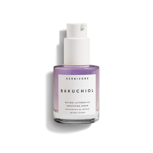HERBIVORE Bakuchiol Retinol Alternative Face Serum | Smooths Skin, Improves Texture & Elasticity, Reduces Fine Lines & Wrinkles | Plant-based, Vegan, Cruelty-free, 30mL / 1 oz
