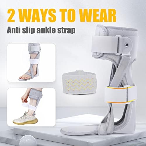 AFO Foot Drop Brace Ankle Foot Orthosis Medical Afo Walking with Shoes for Stroke Hemiplegia (Small-Right)