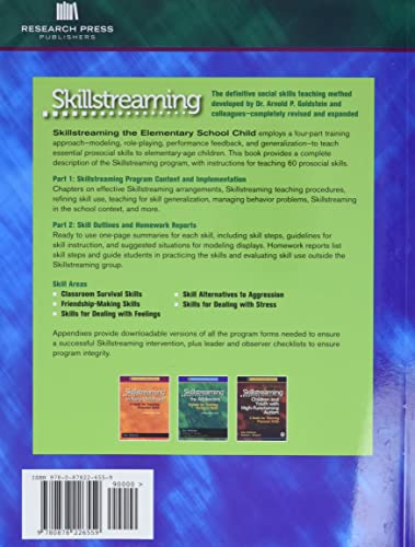 Skillstreaming the Elementary School Child: A Guide for Teaching Prosocial Skills