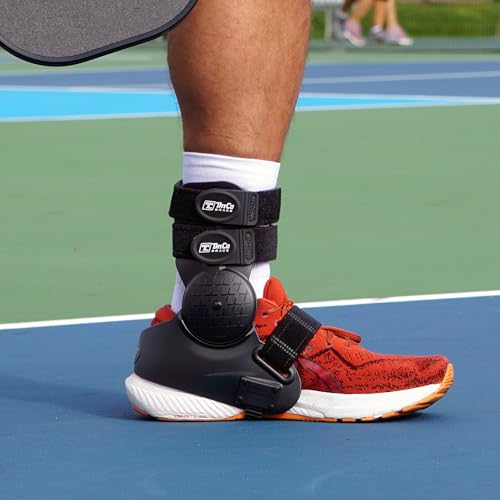 Over-the-Shoe AthleticX Ankle Support Brace for Football, Lacrosse, Hiking, Pickleball, Walking - Accelerate Return to Play & Sports, Unisex (Medium, Right)
