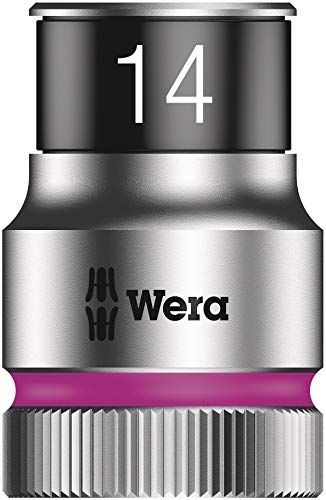 WERA 05004090001 8006 SC 1 Zyklop Hybrid Ratchet Set, 1/2" Drive, Metric, 13 Pieces