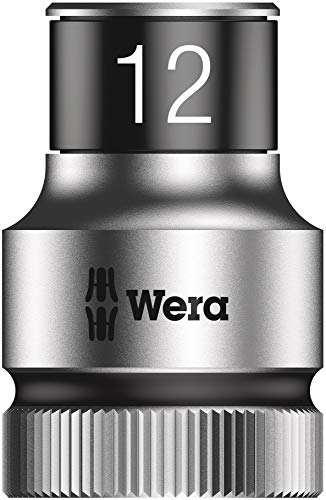 WERA 05004090001 8006 SC 1 Zyklop Hybrid Ratchet Set, 1/2" Drive, Metric, 13 Pieces