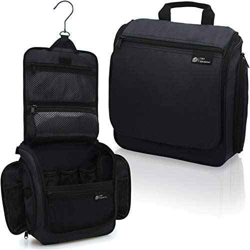 DD D&D Wanderlust D&D Hanging Travel Toiletry Bag for Men and Women ? Cosmetics, Makeup and Toiletries Organizer Kit with 10 Compartments