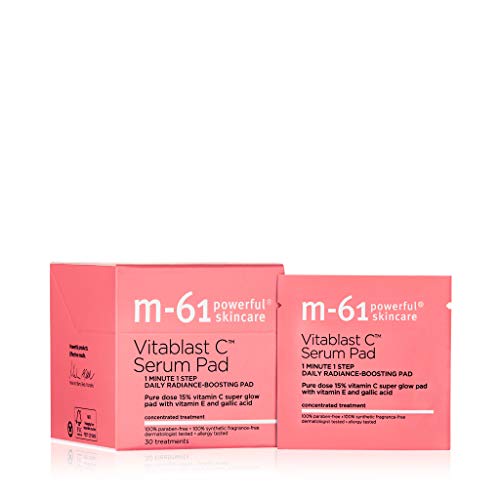 m-61 Vitablast C Serum Pad | Serum Pad With A Pure Dose Of 15% Stabilized Vitamin C - 30 Treatments
