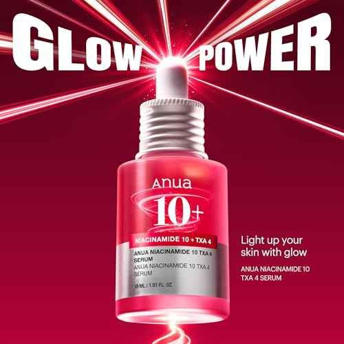 ANUA Niacinamide 10 + TXA 4 Serum, Hyaluronic Acid, Tranexamic acid, Facial Serum for Glass Skin, Clarifying, Radiant Complexion with Natural Color, Korean Skin Care (30ml /1.01 fl.oz)
