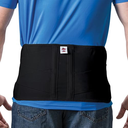 Core Products Corfit LS Lumbar Support Adjustable Back Brace for Pain Relief, Men/Women - Black, XXXLarge