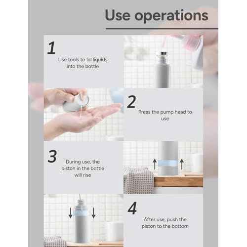 1 oz Airless Pump Bottles, Travel Lotion Container, Skincare Containers for Moisturizer(Plastic, Multicolor, 3Pcs)