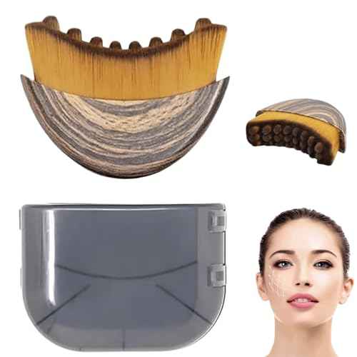 Lymphatic Contour Face Brush, Lymphatic Drainage Massager for Face,Ergonomically Designed to Fit The Skin Precisely and Relieve Fatigue (1Pcs)