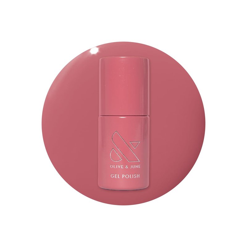 Olive & June Summer Gel Nail Polish | Hema Free | UV LED Nail Lamp Needed | Long Lasting Formula | Up to 21 Days of Wear | Damage-Free Removal | Salon-Quality Manicure Pedicure | Boysenberry Glass