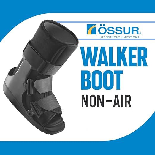 Centec Walker Boot (Non-Air) - Medical Grade Immobilization for Strains, Sprains & Stable Fractures | Breathable Material (Low Top, High Top) (LOW TOP/XS)