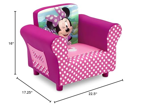 Delta Children Upholstered Chair, Disney Minnie Mouse