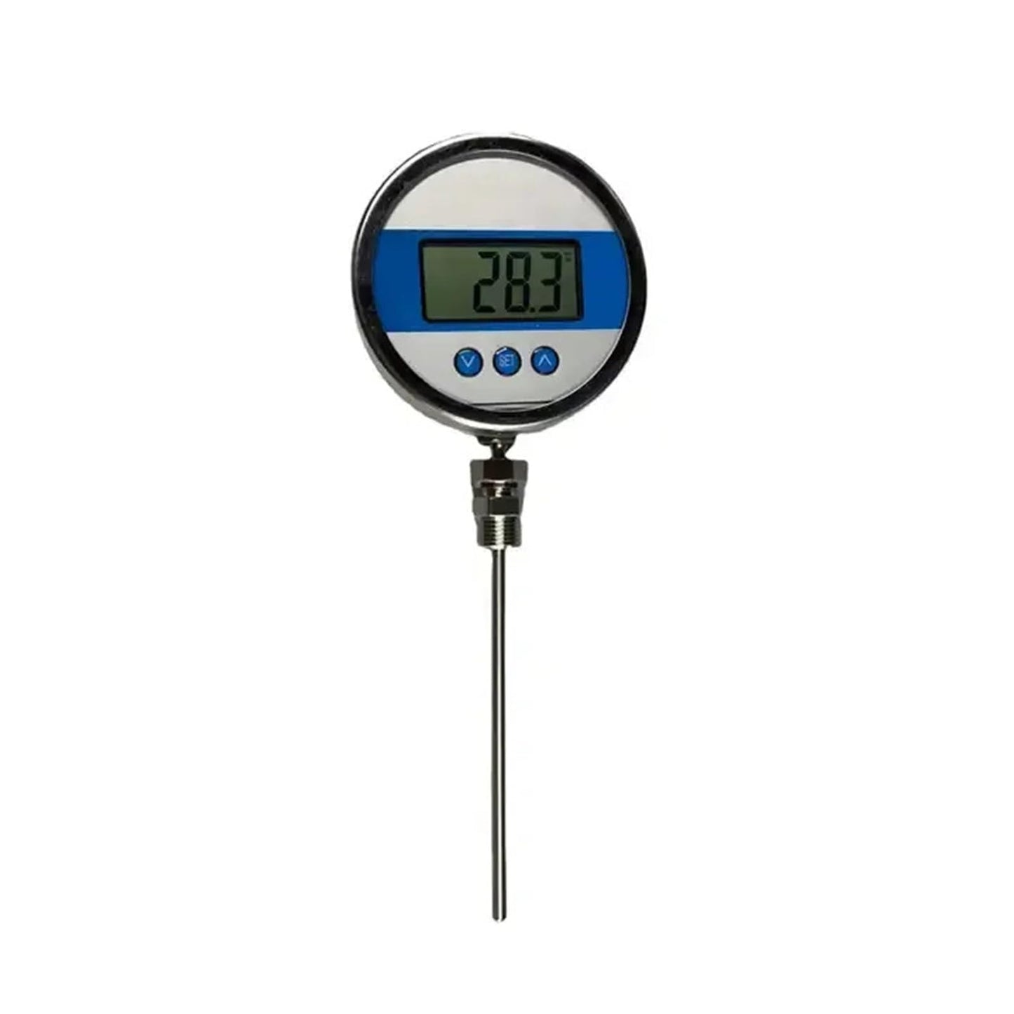 1pcs Battery Powered on-site Temperature Display Instrument, and Anti-Corrosion Integrated Digital Thermometer(400mm)