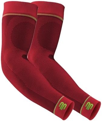 Bauerfeind Sports Compression Arm Sleeves - Gradient Compression Improves Oxygen/Blood Circulation - 1 Pair