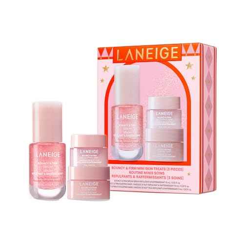LANEIGE Bouncy & Firm Serum: Korean Slow Aging Collagen Serum with Peptides for Plumping, Firming, & Hydrating