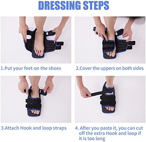 GHORTHOUD Post-op Shoes for Broken Toe Medical Orthopedic Foot Brace Off-loading Healing shoe for Foot Surgery (Small)