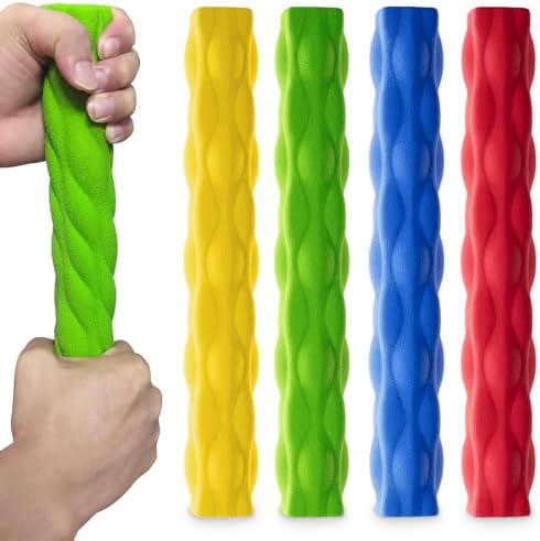 Resistance Bar for Physical Therapy 3Pack,Flexible Non-slip Twisting Hand Exercise Bar,Relieves Tendonitis Pain&Improve Grip Strength,Hand Therapy Bar for Injury Recovery & Tennis Elbow