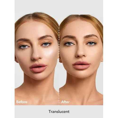 SHEGLAM Baked Glow Setting Powder Oil Control Loose Face Powder Translucent Pore-Less Flawless Smooths Fine Lines Glowy Powder - Translucent