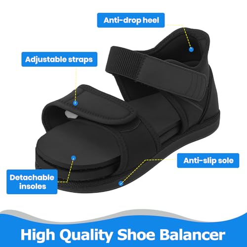 Shoe Balancer Shoe Leveler for Use with Walking Boots or Leg Lenght Adjustments, Shoes Lift for Men and Women (Small)