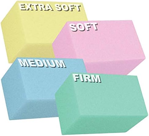 Rehabilitation Advantage Foam Block Hand Exercisers, Variety Set, 16 Count