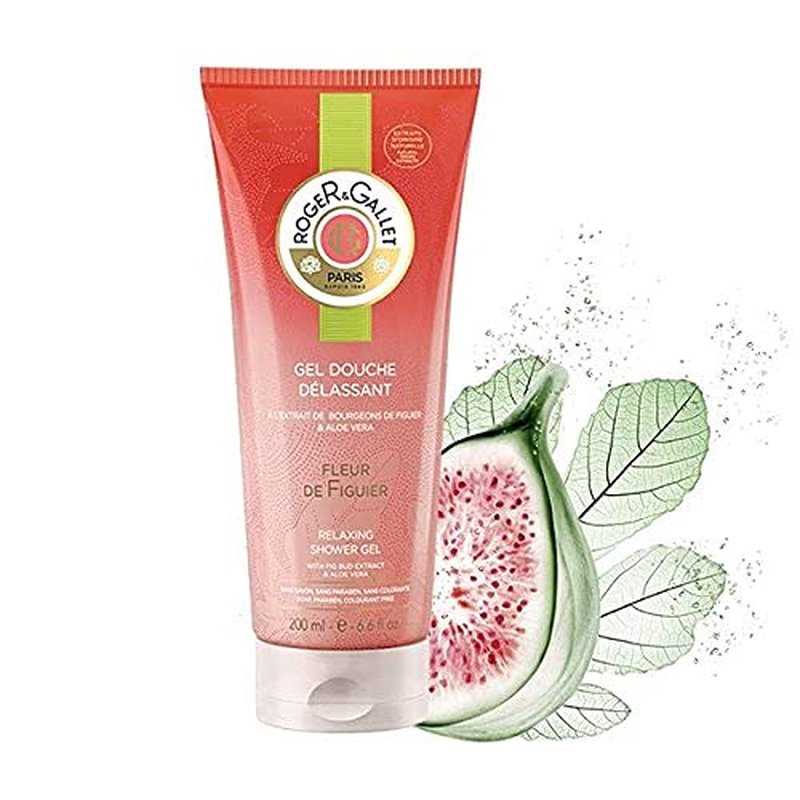 Roger & Gallet Body Wash - Fleur De Figuier Shower Gel for Women | 6.6 Oz Tube