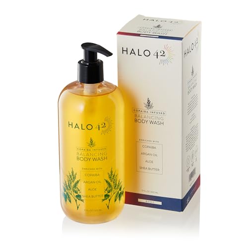 Body Wash ? Organic & Natural Copaiba Infused Shower Gel Cleanser, Hydrating Skin Cleanser with Aloe Vera, Argan Oil and Shea Butter ? Soothing & Refreshing Formula for All Skin Types ? 16 oz