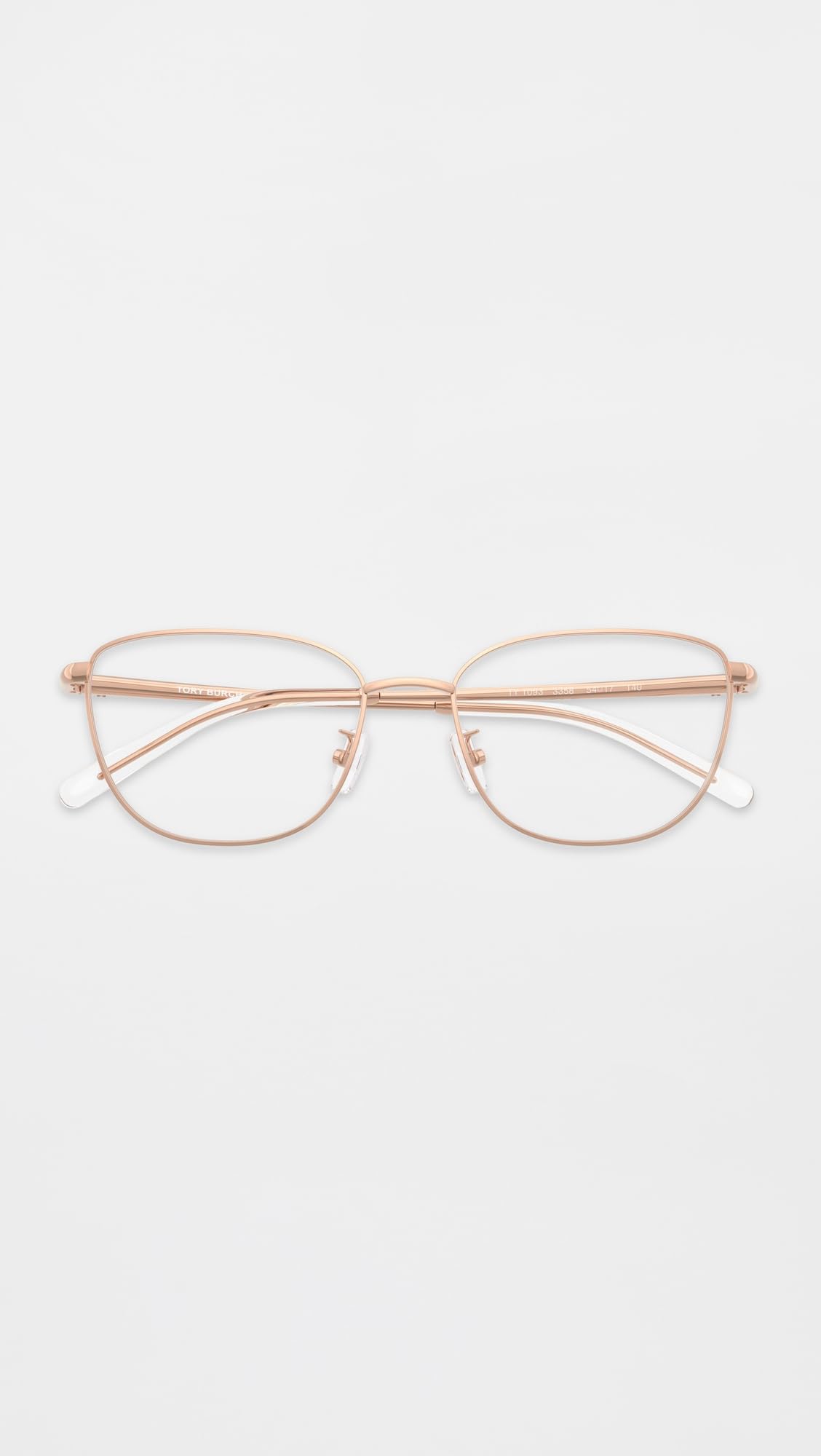 Tory Burch Gold Rectangular Frames