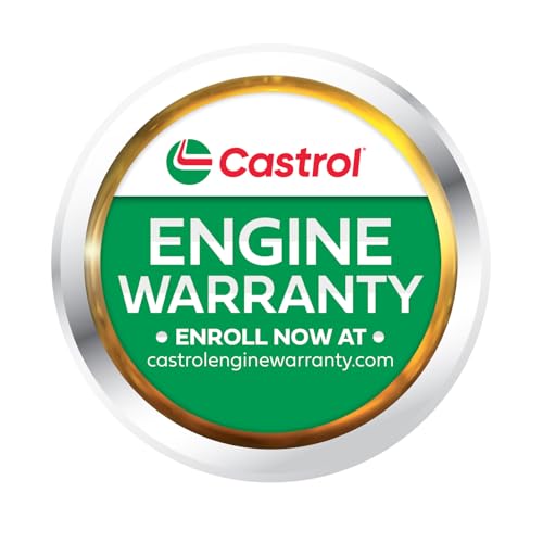 Castrol GTX High Mileage 5W-20 Synthetic Blend Motor Oil, 5 Quarts