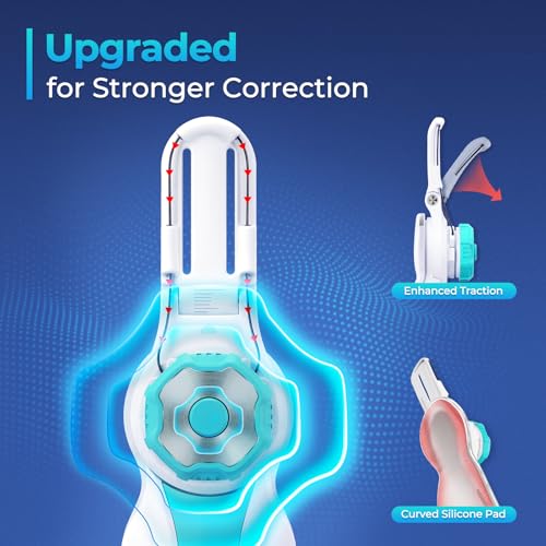 Bunion Corrector for Women Men Big Toe, 2025 Upgraded Adjustable Bunions Fix for Relief, Orthopedic Toe Correction with Anti-slip Heel Strap, Suitable for Left Right Feet, Day Night Support, 1 Pair