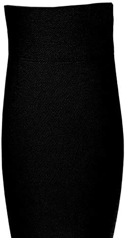 Truform Surgical Stockings, 18 mmHg Compression for Men and Women, Knee High Length, Open Toe, Black, 2X-Large