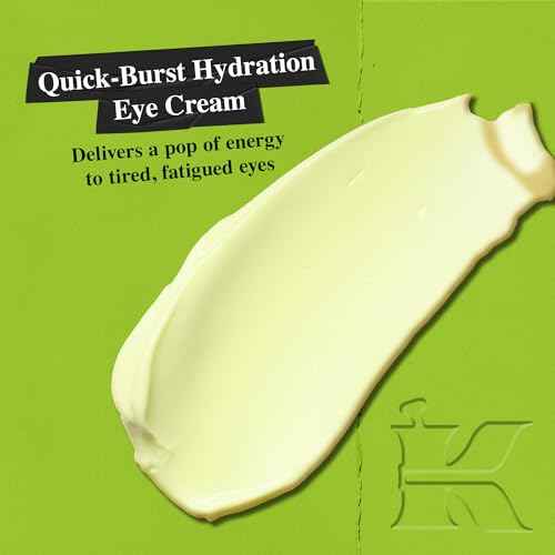 Kiehl's Avocado Eye Treatment, Nourishing and Hydrating Eye Cream, Avocado Oil and Caffeine to Energize and Invigorate Skin, Tired Eyes, 99% Naturally Derived Formula