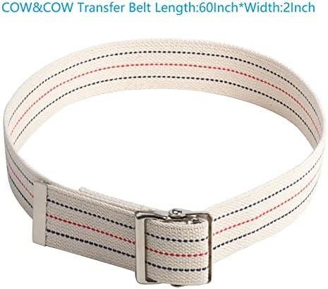 COW&COW 24" Wooden Transfer Board and 60" Belt Kit for Patient, Senior and Handicap Move Assist and Slide (24Inch)