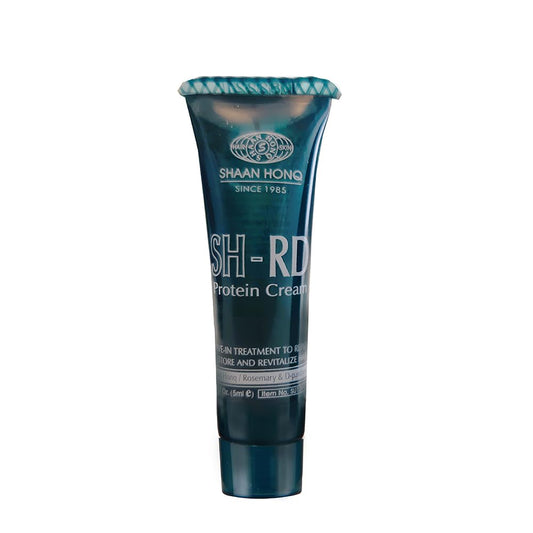 【Travel Size】SH-RD Protein Cream for Dry Damaged Hair | Leave-In Protein Hair Treatment to Restore, Revitalize, and Repair Split Ends | Conditioning Haircare Product for All Hair Types - 0.17oz/5ml