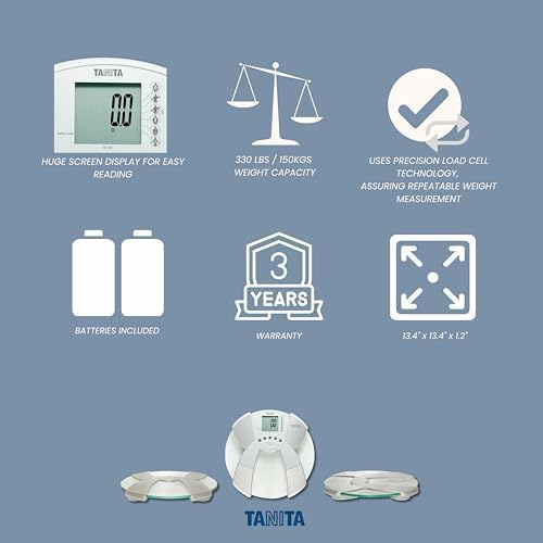 Tanita BC-533 Digital Bathroom Scale - Japan Technology Clear Glass Smart Innerscan Body Composition Monitor, Measures Weight, Body Fat, Muscle Mass, BMI, Bone Mass, Visceral Fat - FSA/HSA Eligible