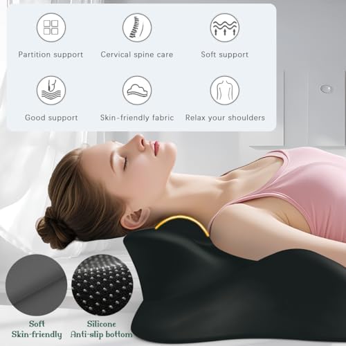 Arcova Sweet Spot Pillow, 27 Degree Couples Pillow for Couples Sweet Spot Intimacy Pillows, Maintains Perfect 27 Angle Every Time, Firm Foam That Won’t Shift, Waterproof & Washable Cover (Gray)