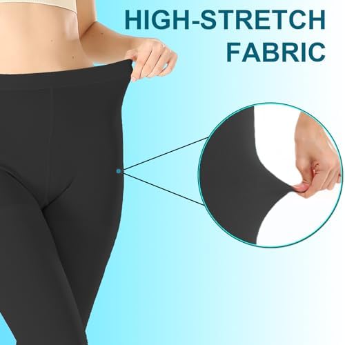 Medical Compression Pantyhose For Women & Men,20-30mmHg Graduated Support Hose Tights,Opaque Footless Waist High Compression Stockings For DVT,Varicose Veins,Relief Shin Splints,Edema,Swelling