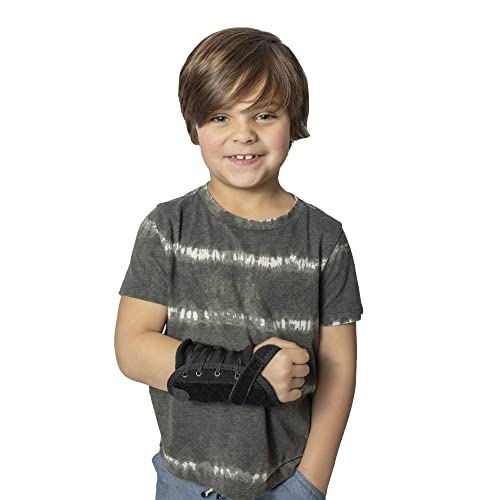 Kidâs Lace-Up Wrist Brace - Immobilization for Sprains, Strains, Carpal Tunnel & De Quervainâs PDAC L3908 - Left Wrist - Fits 4-5.5 in Wrist Circ.