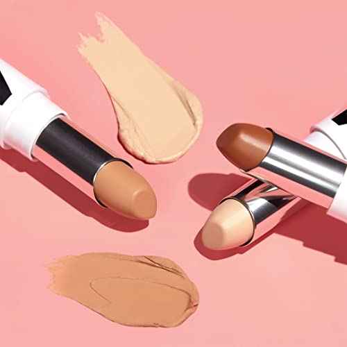 Almay Skin Perfecting Comfort Concealer, Face Makeup, Full Coverage, Natural Looking Finish, Cruelty-Free, Hypoallergenic, Dermatologist Tested, 120 Light, 1 Count