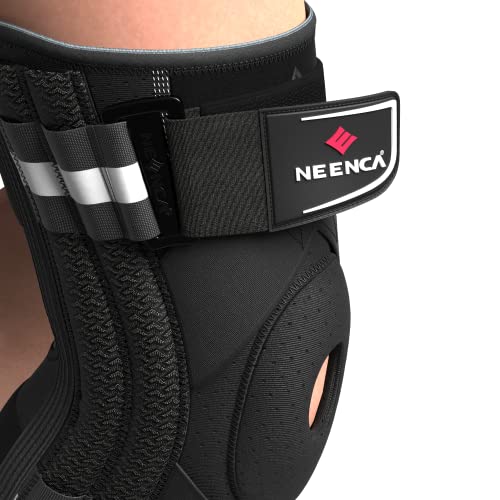 NEENCA Professional Knee Brace for Knee Pain, Adjustable Knee Support with Patented X-Strap Fixing System, Support and Stability for Joint Pain Relief, Arthritis, Meniscus Tear,ACL,PCL, Runner, Sports