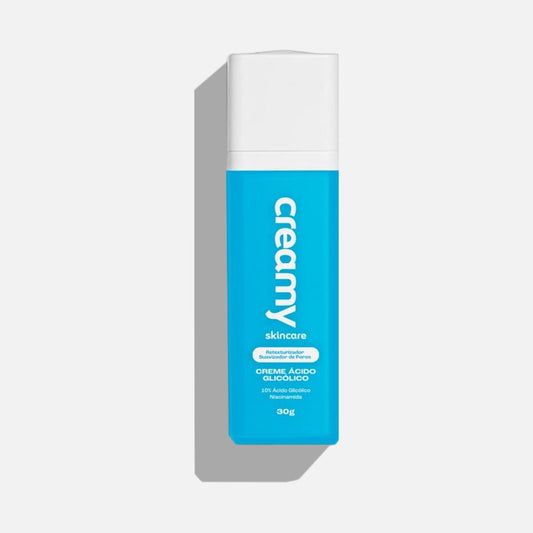 Creamy Skincare 10% Glycolic Moisturizer, Exfoliating Face Cream with Glycolic Acid, Niacinamide, and Hypskin, Nourishing, and Hydrating Cream, 1 fl oz/30mL