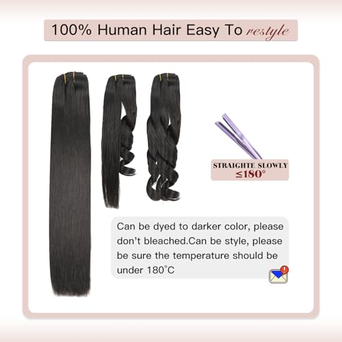 LOVELINE Clip in Hair Extensions Real Human Hair, 100% Remy Human Hair Extensions Clip Ins for Women, 7Pcs 18Inch 120g, Balayage Dark Brown Mixed Chestnut Brown